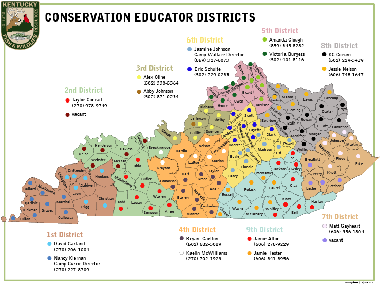 Conservation Educators Districts