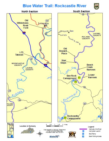Rockcastle River Map