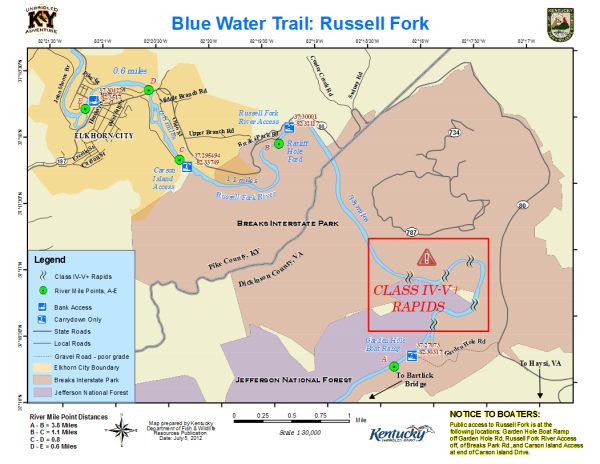 Russell Fork Map
