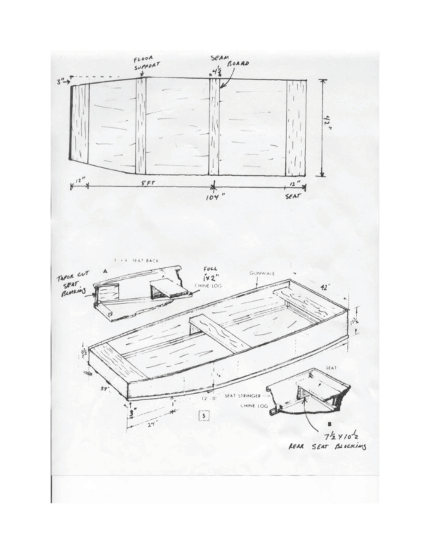 ... Department of Fish &amp; Wildlife Plans for Building a Flat Bottomed Boat
