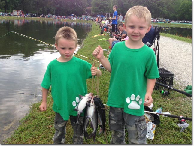 Kids Fishing Day at Minor Clark Fish Hatchery