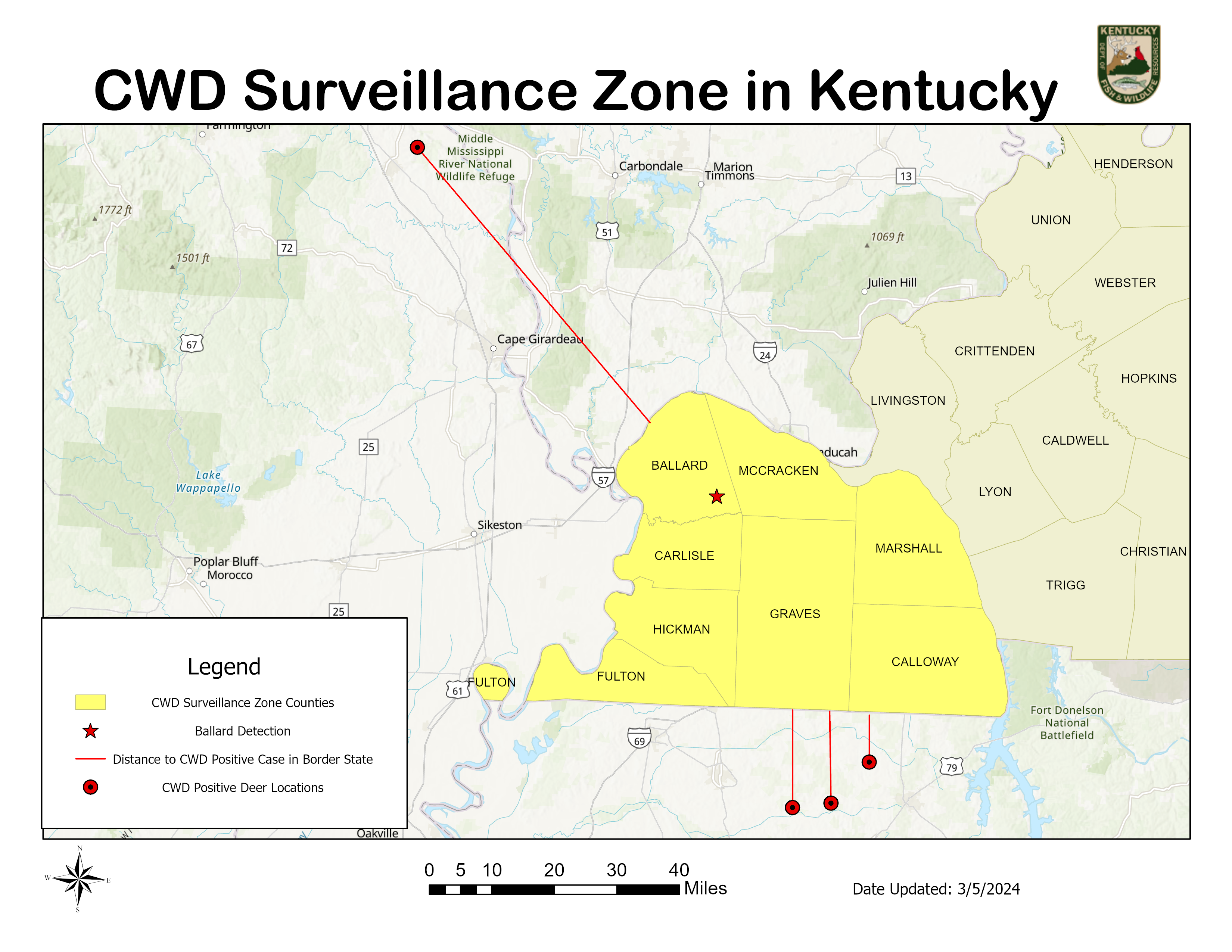 2024 CWD Surveillance Zone