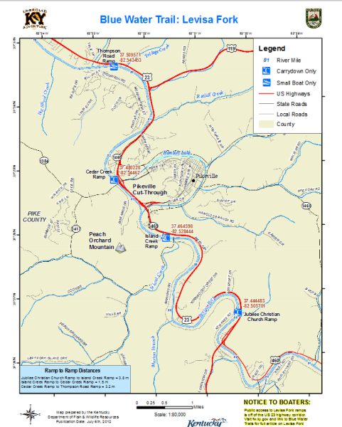 Levisa Fork Map