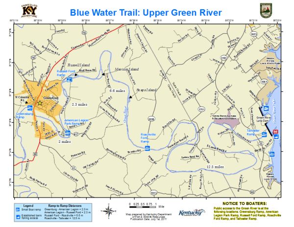 Upper Green River Map