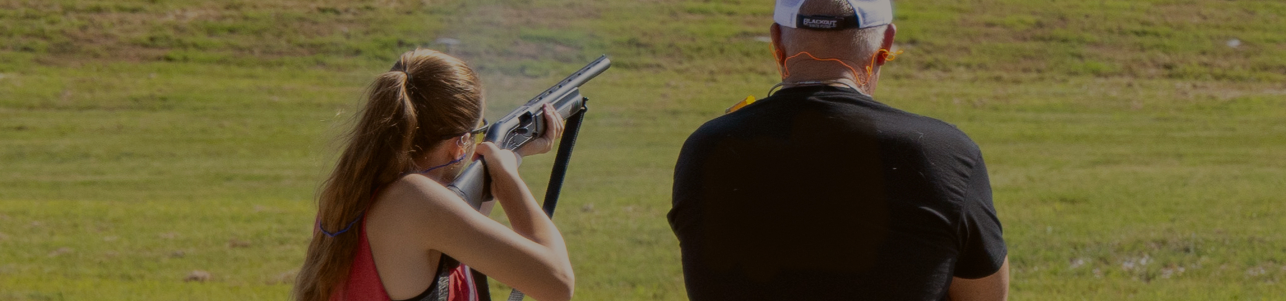 Alex Cline teaching a class of students at a Learn to Hunt Squirrel event