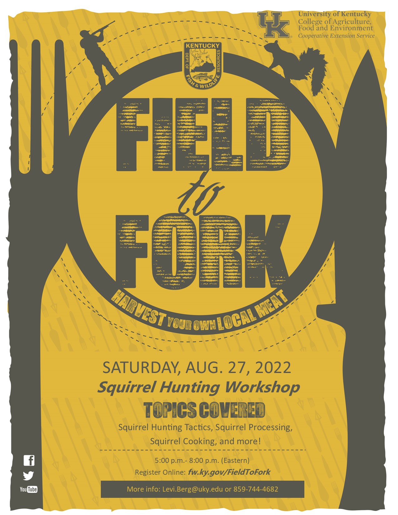 Field to Fork August 27 Announcement