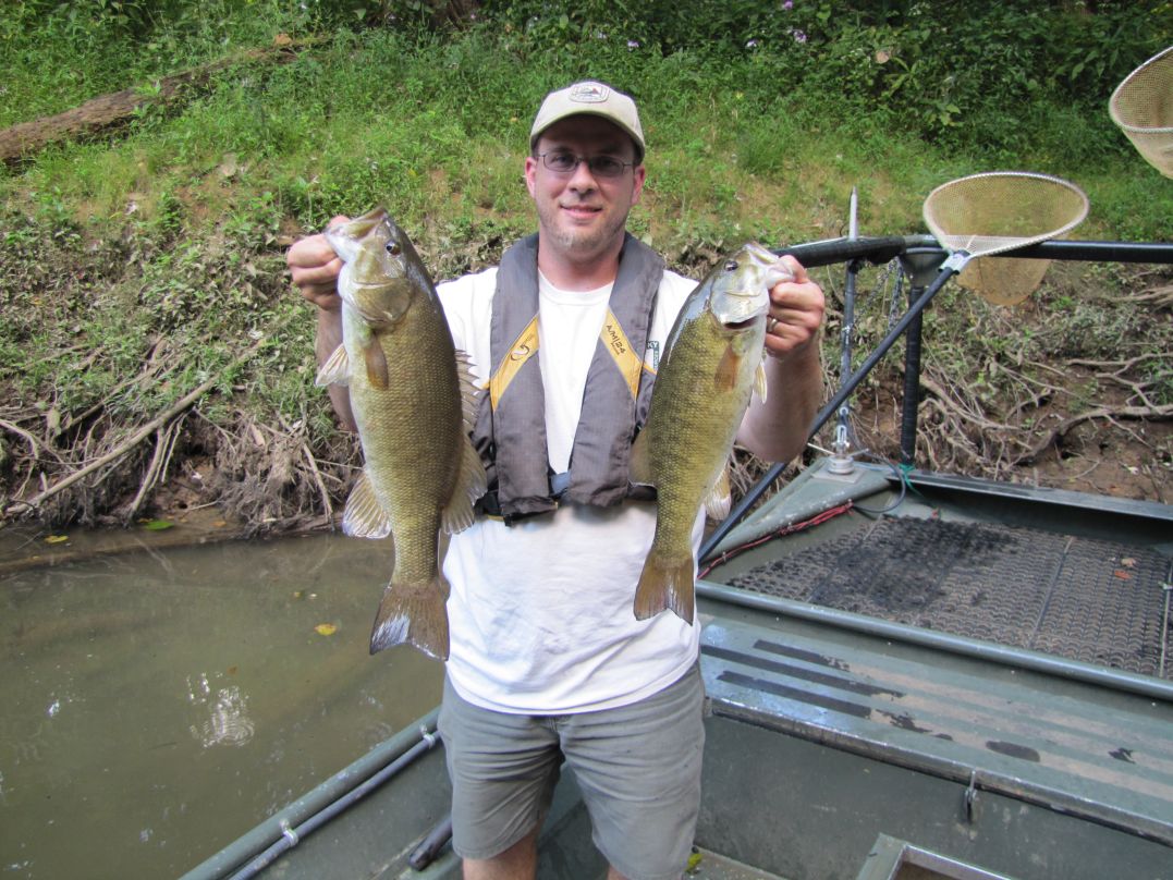 Quality smallmouth bass can be found throughout Barren River, target shallow areas with rocky banks.