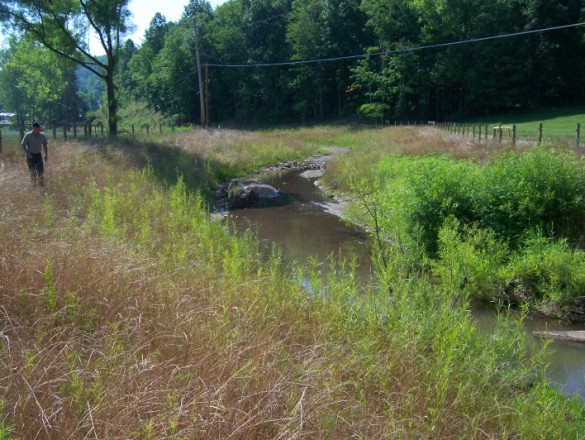 East Fork Little Sandy River, Lawrence County, After Close of New Stream