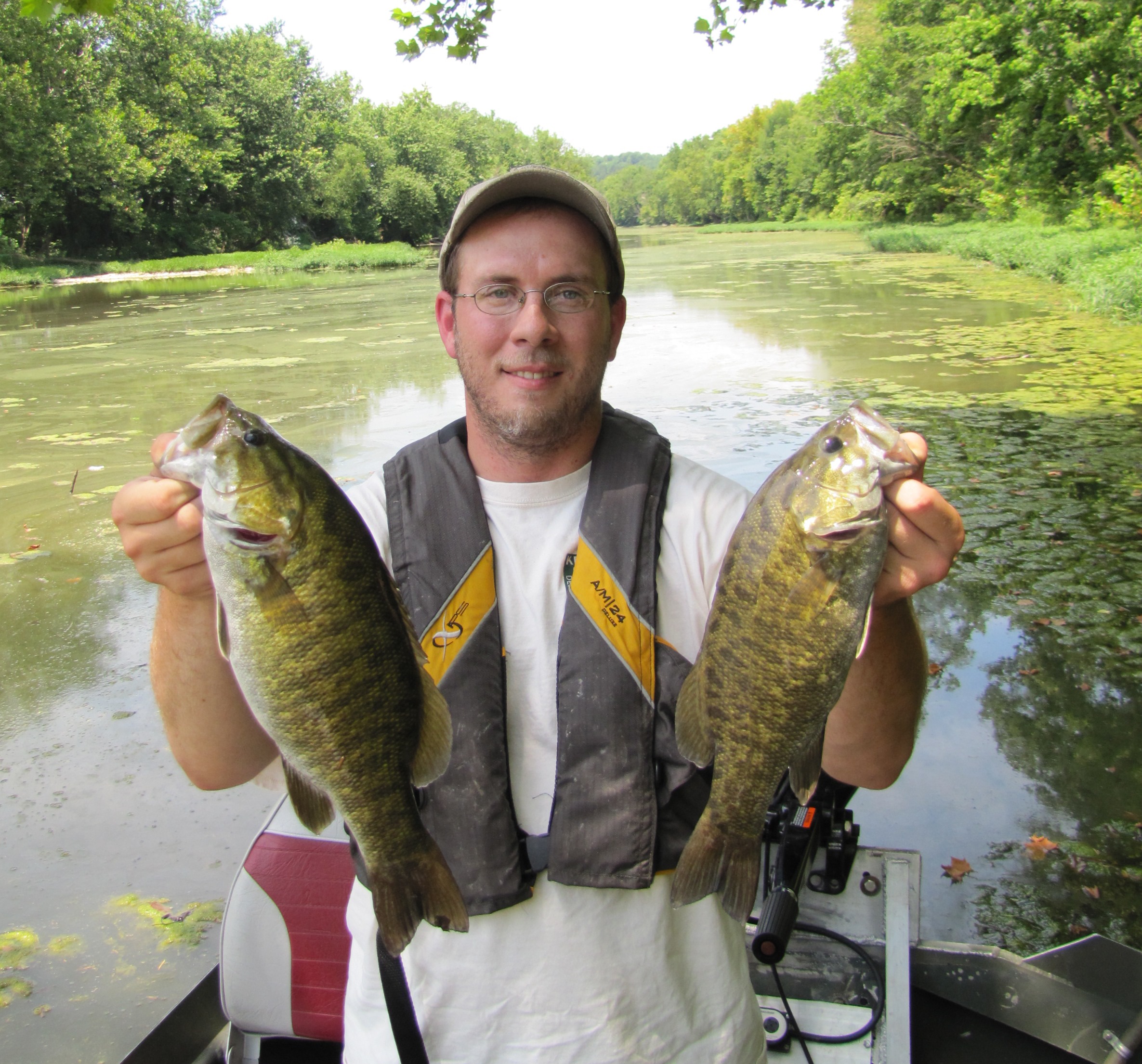 Quality smallmouth bass up to 18.5 inches were collected and released during sport fish surveys.