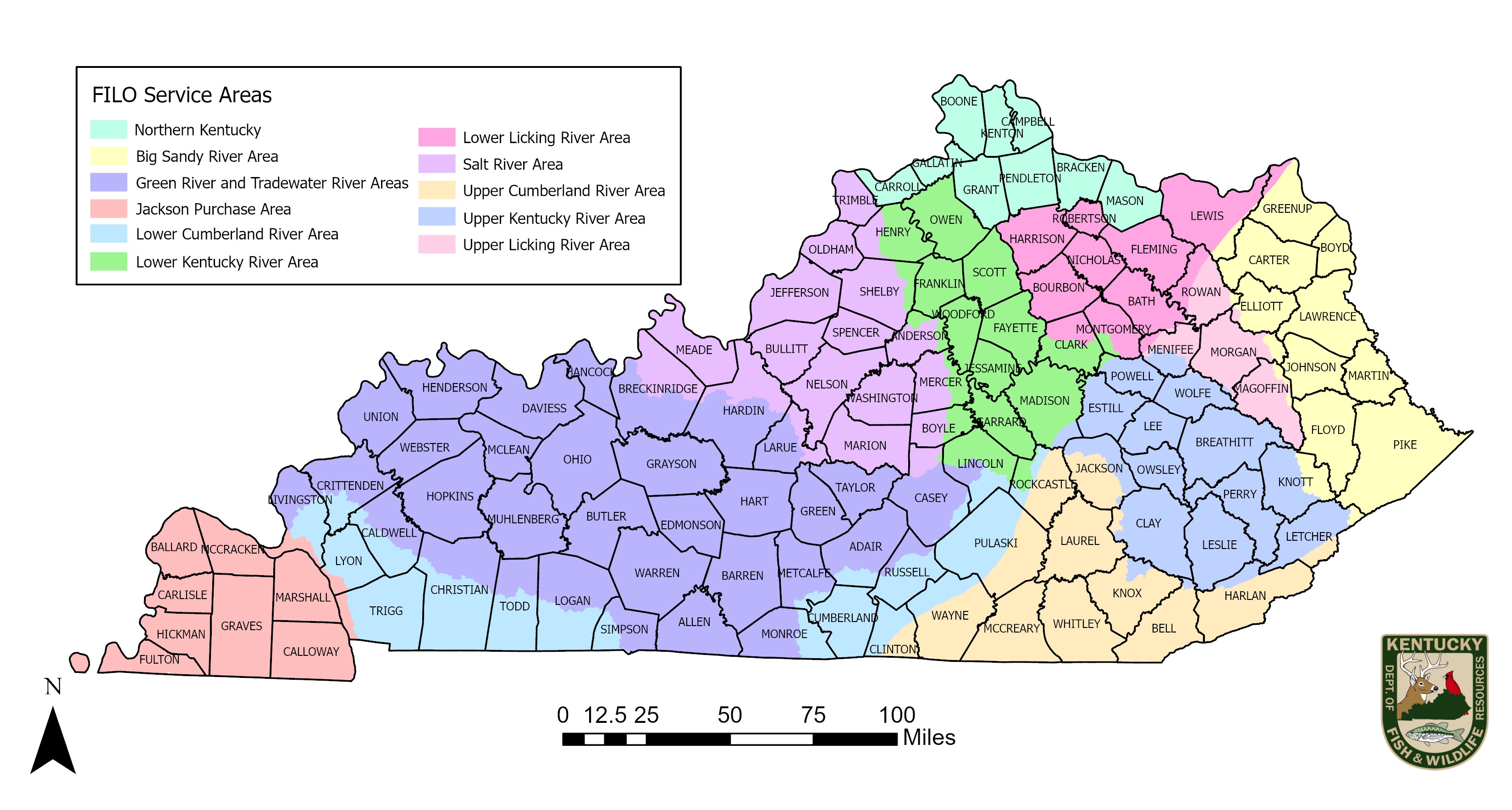 Stream Team Coordinators by Region