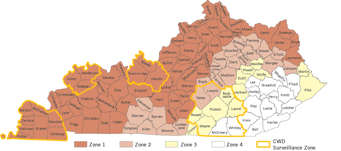 Deer Zones map