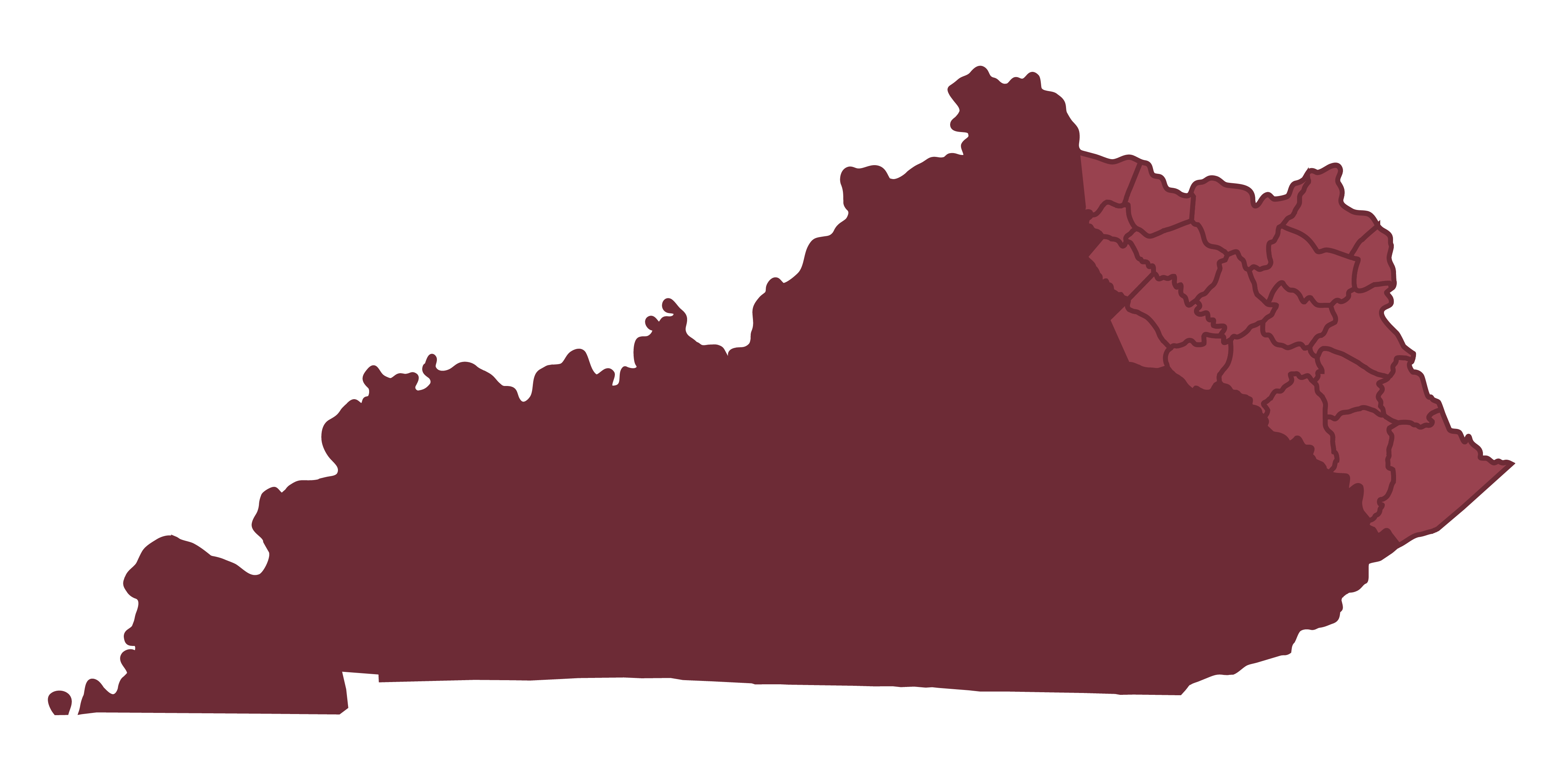 Map of Northeast Region counties