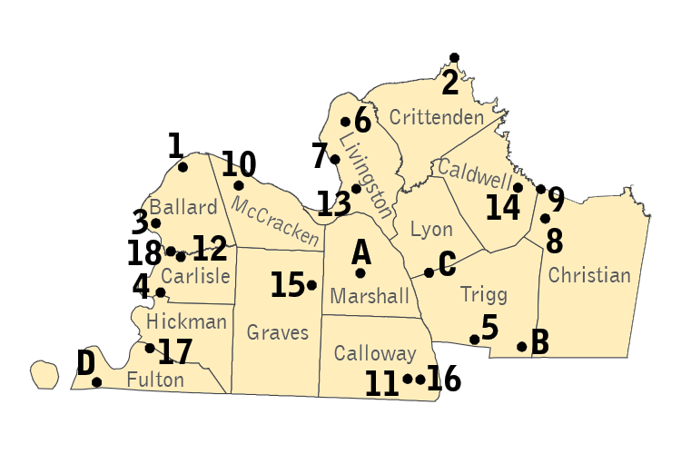 Purchase Region Public Lands Map