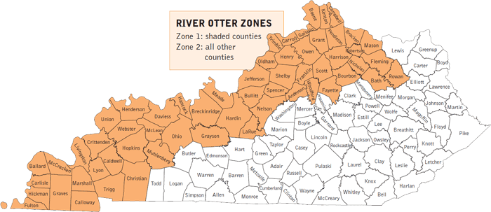 River Otter Zone Map