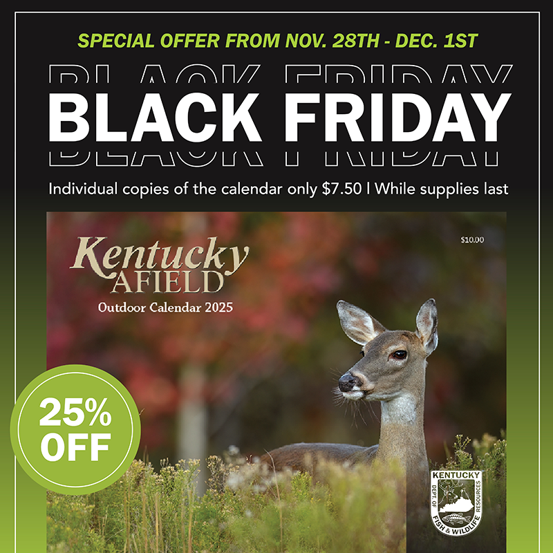 Kentucky Afield Outdoor Calendar Black Friday promo