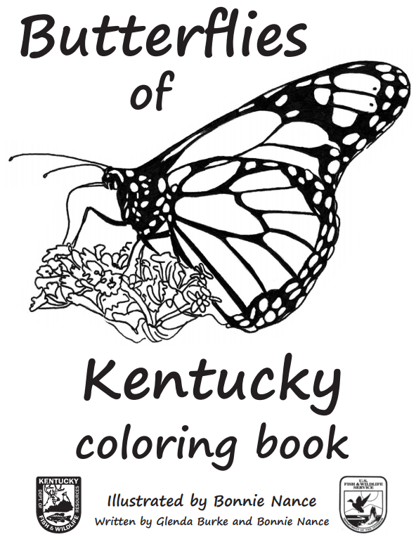 Butterflies of Kentucky Coloring Book