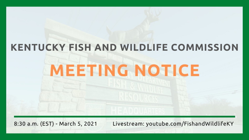 Commission Meeting Notice March 5th 2021