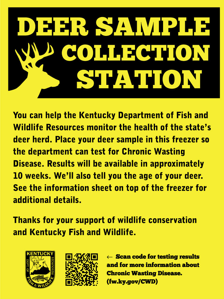 freezer collection sign