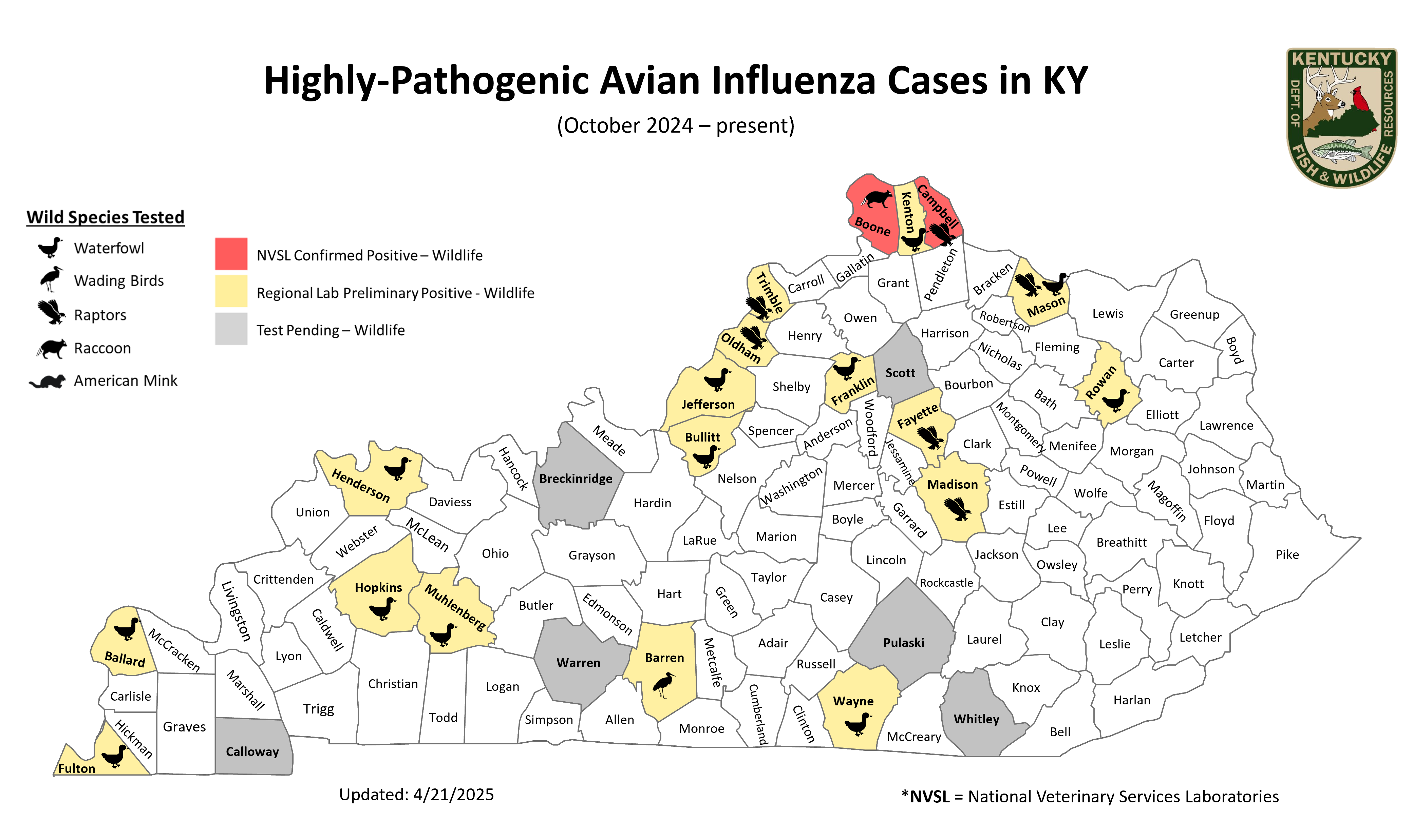 Avian Flu Cases - Oct 2024 - Present